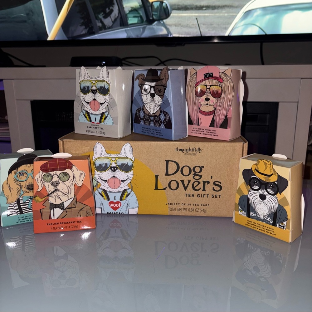 Thoughtfully Gourmet Dog Lover's Tea Gift Set, 6 Flavors, 24 Tea Bags - Picture 2 of 8